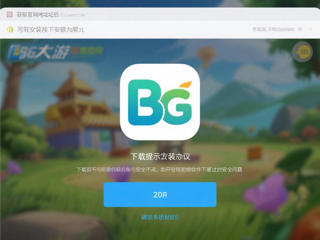 在获取官网地址后，您可以按照提示下载BG大游的安装