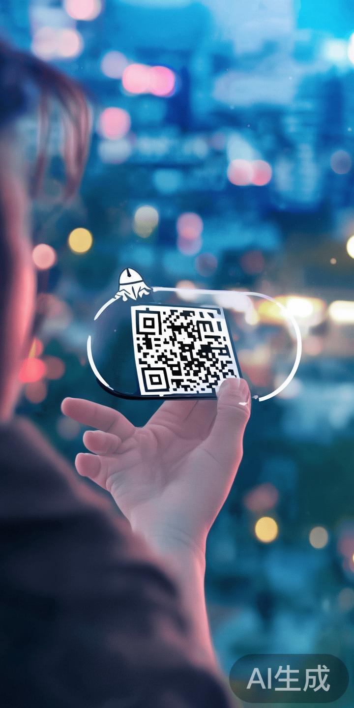 三、注意二维码的内容提示
扫码后，务必核查跳转的